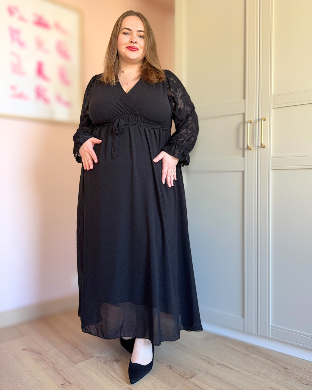 Robe longue noire