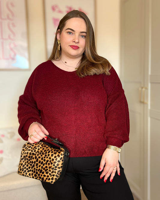 Pull bordeaux
