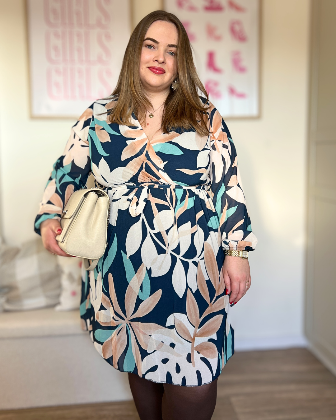 Robe courte imprimée