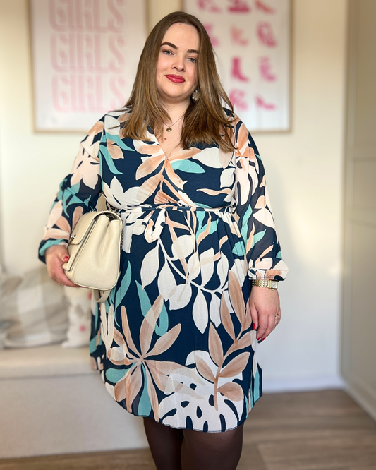 Robe courte imprimée