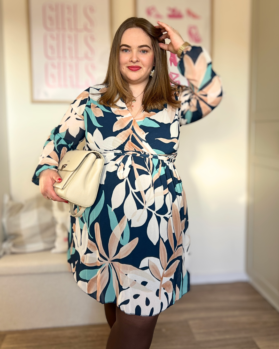 Robe courte imprimée